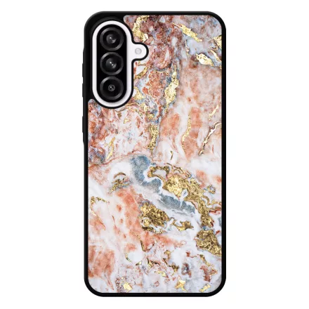 Pinkish and Gold marvanyos marvany mintas Samsung Galaxy A56 tok