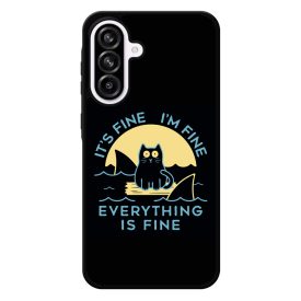 ezek csak cápák this is fine Samsung Galaxy A56 tok