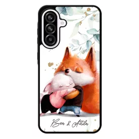 Kerd a neveddel - Nyuszi es Roka - osz Samsung Galaxy A56 tok