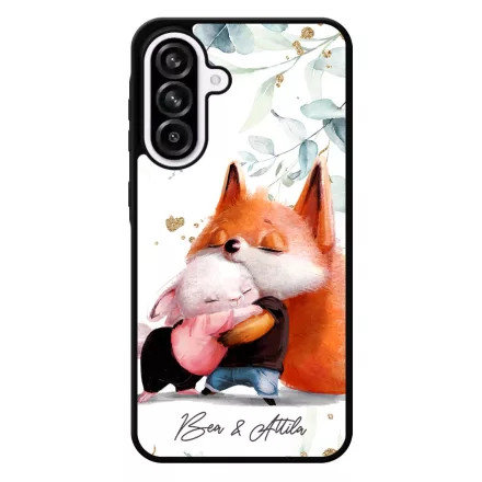 Kerd a neveddel - Nyuszi es Roka - osz Samsung Galaxy A56 tok