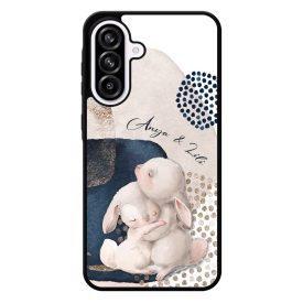 Kerd a neveddel - Cuki nyuszik - osz Samsung Galaxy A56 tok