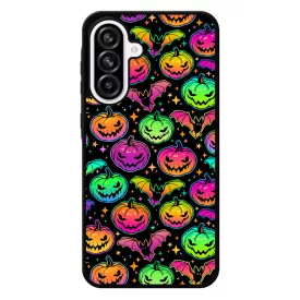 Pumpkin and Bats - Halloween Samsung Galaxy A56 tok