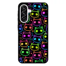 Halloween Macskak - Colored Samsung Galaxy A56 tok