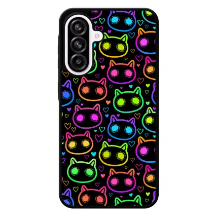 Halloween Macskak - Colored Samsung Galaxy A56 tok
