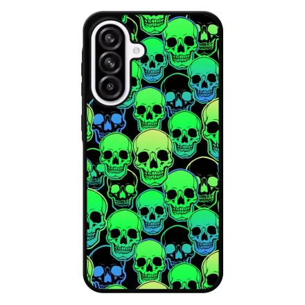 Green Skulls - Halloween Samsung Galaxy A56 tok