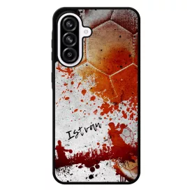 Kerd a neveddel RED kezilabda mintas Samsung Galaxy A56 tok