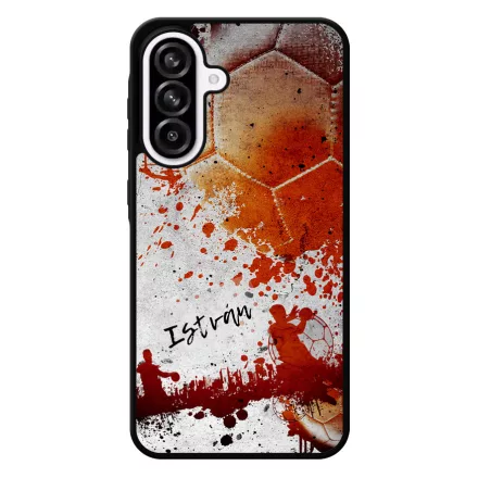 Kerd a neveddel RED kezilabda mintas Samsung Galaxy A56 tok