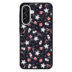 Cuki karácsonyi díszek mintás Samsung Galaxy A56 tok