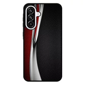 Silver Wave karbon mintás Samsung Galaxy A56 tok