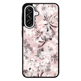 Puderpink tavaszi viragos Samsung Galaxy A56 tok