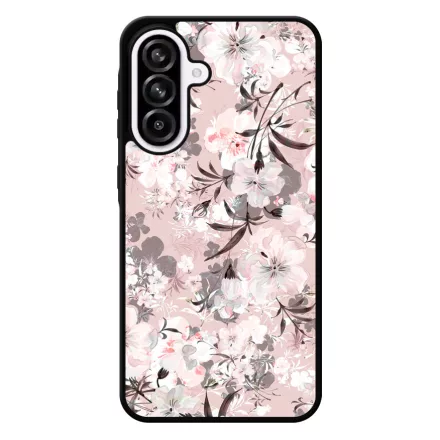 Puderpink tavaszi viragos Samsung Galaxy A56 tok