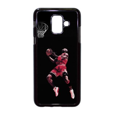 Michael Jordan kosaras kosárlabdás nba Samsung Galaxy A6 (2018) fekete tok