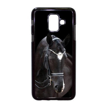 barna lovas ló Samsung Galaxy A6 (2018) fekete tok