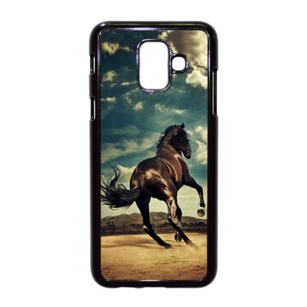 lovas ló mustang mustangos Samsung Galaxy A6 (2018) fekete tok