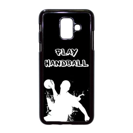 kézilabda kézilabdás kézizz handball Samsung Galaxy A6 (2018) fekete tok