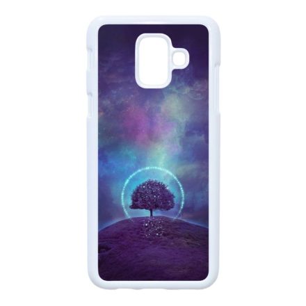 életfa kelta fantasy galaxis életfás life tree Samsung Galaxy A6 (2018) fehér tok