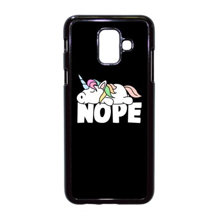 NOPE unikornis unicorn egyszarvú Samsung Galaxy A6 (2018) tok