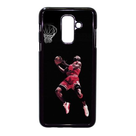 Michael Jordan kosaras kosárlabdás nba Samsung Galaxy A6 Plus (2018) fekete tok