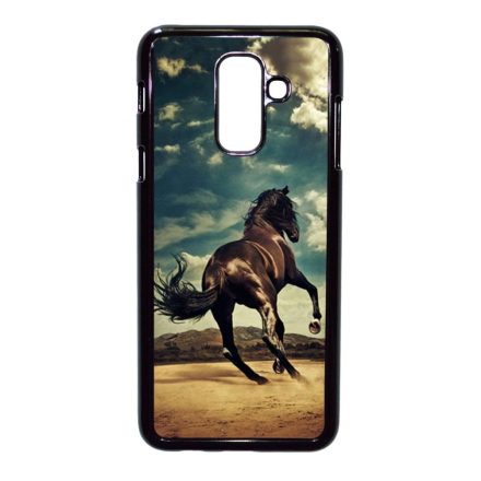 lovas ló mustang mustangos Samsung Galaxy A6 Plus (2018) fekete tok