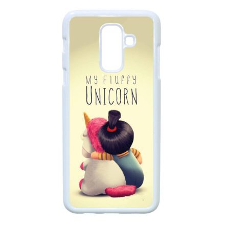 agnes unikornis gru my fluffy unicorn Samsung Galaxy A6 Plus (2018) fehér tok