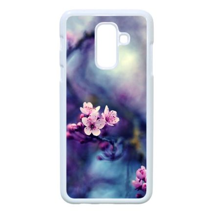 tavasz virágos cseresznyefa virág Samsung Galaxy A6 Plus (2018) fehér tok