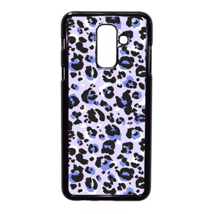 Purple Leopard Wild Beauty Animal Fashion Csajos Allat mintas Samsung Galaxy A6 Plus (2018) tok