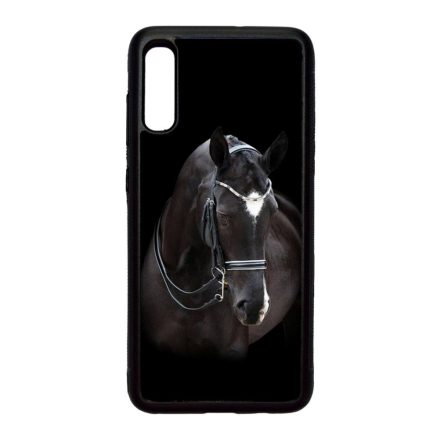 barna lovas ló Samsung Galaxy A70 fekete tok