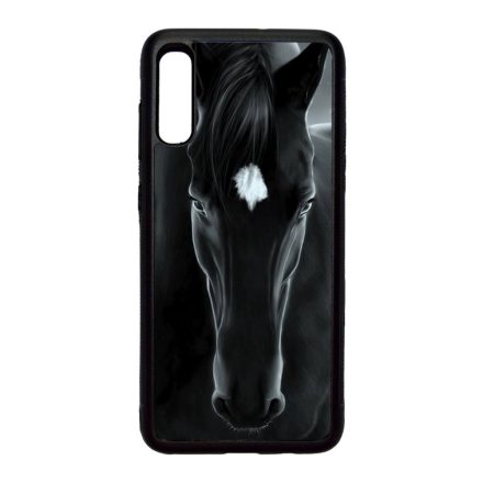 lovas fekete ló Samsung Galaxy A70 fekete tok