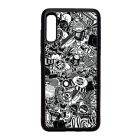 stickerbomb matricabomba Samsung Galaxy A70 fekete tok
