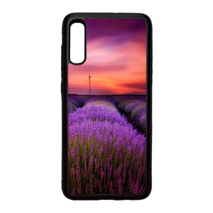 levendula levendulás levander lavender provence Samsung Galaxy A70 fekete tok