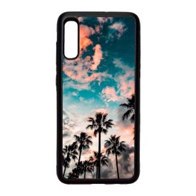 Pálmafa nyár Samsung Galaxy A70 fekete tok