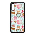 téli karácsonyi csajos mintás Samsung Galaxy A70 átlátszó tok