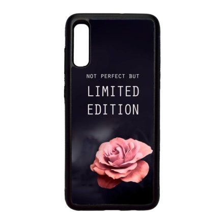 i am Not Perfect But Limited edition viragos rose rozsas Samsung Galaxy A70 fekete tok