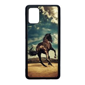 lovas ló mustang mustangos Samsung Galaxy A71 fekete tok