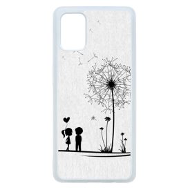 szerelem szerelmes pitypang Samsung Galaxy A71 átlátszó tok