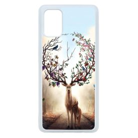 erdő szarvas őz négy évszak Samsung Galaxy A71 átlátszó tok