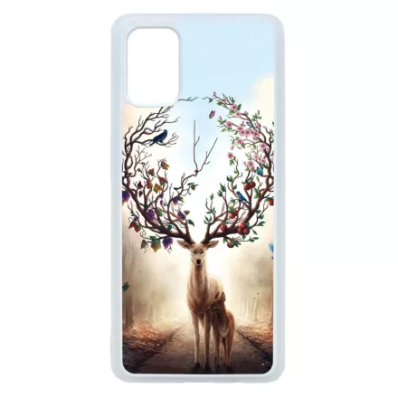 erdő szarvas őz négy évszak Samsung Galaxy A71 átlátszó tok