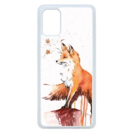 róka rókás fox Samsung Galaxy A71 átlátszó tok