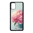 virágos tavaszi vintage rózsaszín rózsás Samsung Galaxy A71 átlátszó tok