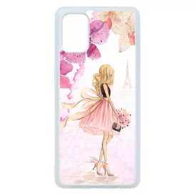 virágos fashion menyasszony párizs paris eiffel torony tavaszi Samsung Galaxy A71 átlátszó tok