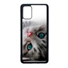 cica cicás macskás Samsung Galaxy A71 átlátszó tok