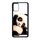 panda pandás Samsung Galaxy A71 átlátszó tok