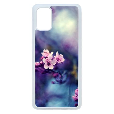 tavasz virágos cseresznyefa virág Samsung Galaxy A71 átlátszó tok