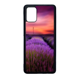 levendula levendulás levander lavender provence Samsung Galaxy A71 fekete tok