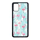 Flamingo Pálmafa nyár Samsung Galaxy A71 átlátszó tok
