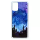 téli karácsonyi art Samsung Galaxy A71 fekete tok