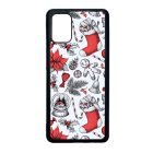 téli karácsonyi mintás textúra Samsung Galaxy A71 átlátszó tok