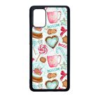 téli karácsonyi csajos mintás Samsung Galaxy A71 átlátszó tok