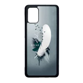 Dream - Álom - Feather, Tollas ajándék nőknek valentin napra Samsung Galaxy A71 fekete tok
