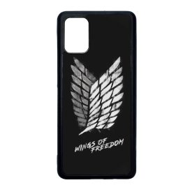 Wings of freedom Attack on titan aot Samsung Galaxy A71 fekete tok